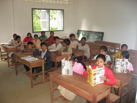 School in Ratanakiri, Cambodja