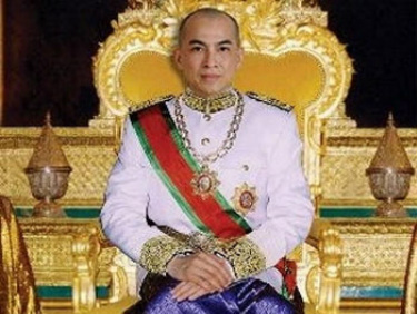 Koning Sihamoni van Cambodja