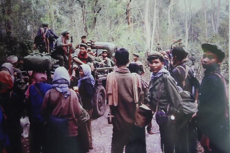 Rode Khmer soldaten