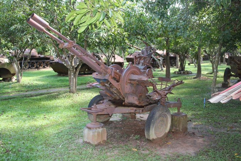 Rode Khmer luchtafweergeschut