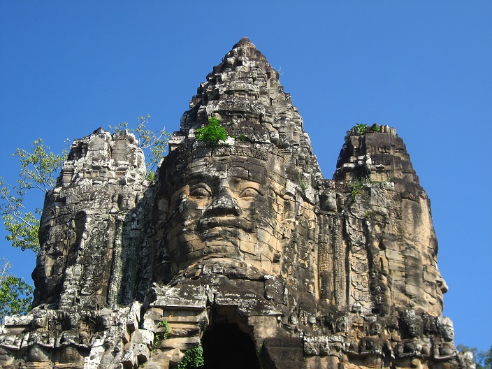 Het Angkor rijk in Cambodja, Angkor Thom tempel