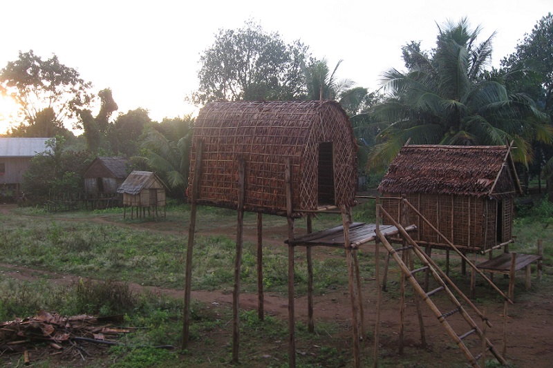 Traditioneel huis in Ratanakiri