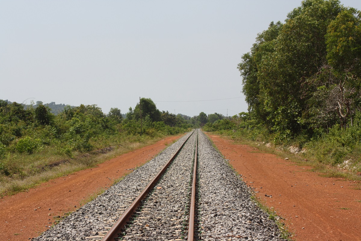 Per trein reizen in Cambodja