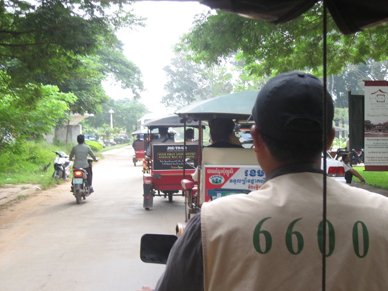 Tuk tuk chauffeur in Siem Reap